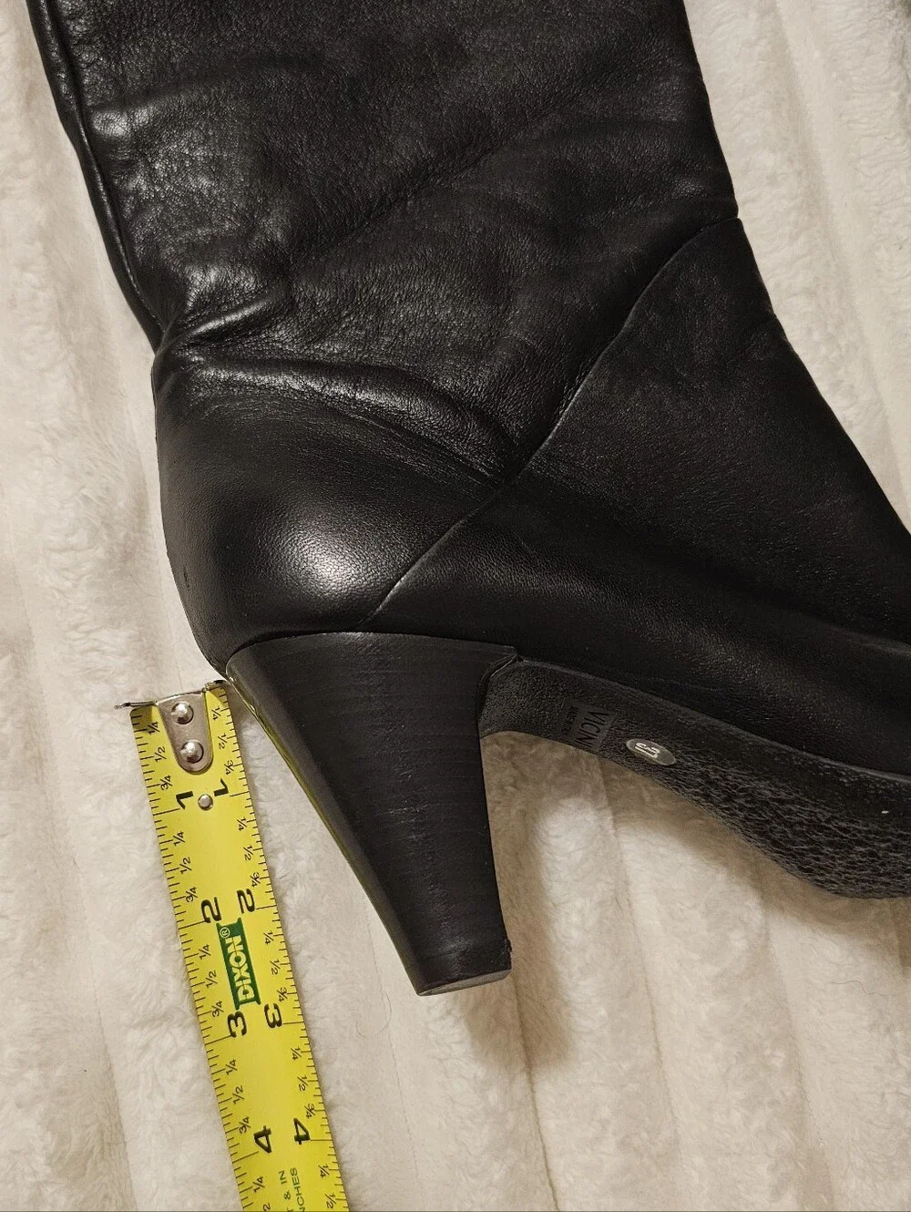 Vicini Giuseppe Zanotti Design Black Tall Genuine Leather Boots Size 37